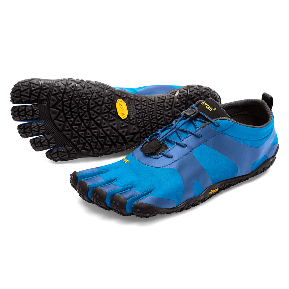 Vibram Fivefingers V-Alpha Erkek Koşu Ayakkabısı Mavi/Siyah,LH5730128